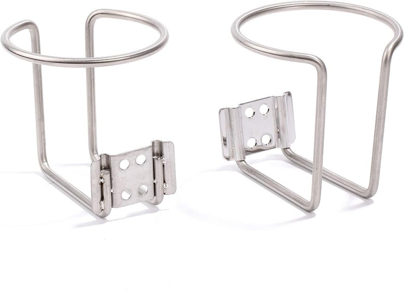 Fubeasi Z-Color 2pcs Stainless Steel Boat Ring Cup Drink Holder Universal Drinks Holders for Marine Yacht Truck RV Car Trailer Hardware - Image 2